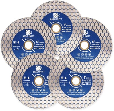 Diamant Slijpschijf - Snij- en Slijpblad - Tegels Zagen - Dubbelzijdig Gebruik - 125mm Diameter