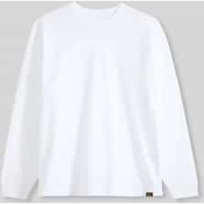 relaxed fit shirt met lange mouwen van puur katoen