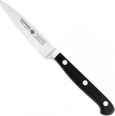 Eikaso Solingen Officemes met 9 cm RVS Lemmet – Zwart Gastro Heft – Perfect voor Precisiesnijden
