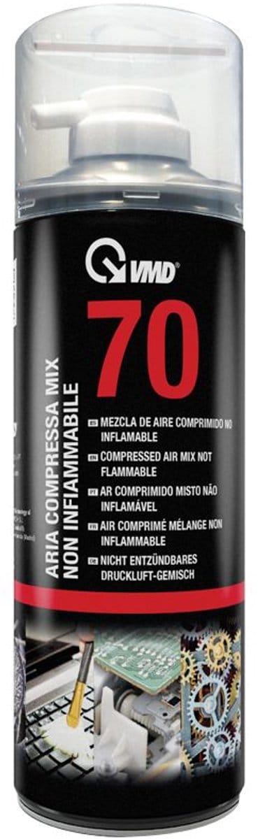 Perslucht Spray 400ml - Stofverwijderaar voor Moeilijk Bereikbare Plekken | Voor Toetsenbord, Klokken, Elektronica | Niet Ontvlambaar | VMD70 [17270]