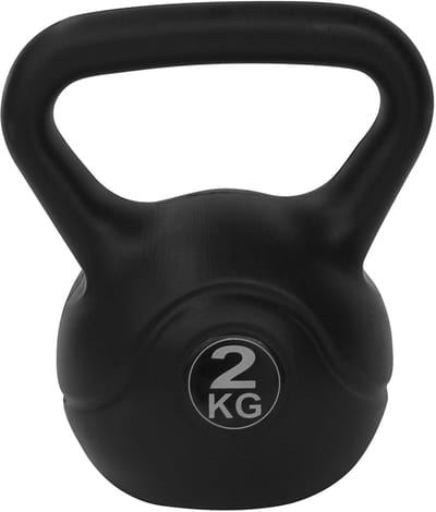 Tunturi PVC Kettle Bell - Kettlebell - 2 kg - Incl. gratis fitness app