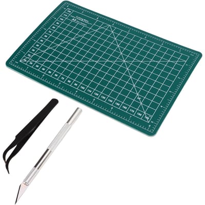 Couteau de précision et tapis de découpe Taille A5 Tapis étanche Lame en acier Largement utilisé Tapis de découpe auto-cicatrisant