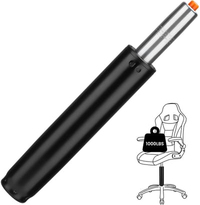 GELLDG Vervangende gasveer geschikt voor bureaustoelen - draagvermogen 450 kg - Gasveer - Universeel ontwerp - In hoogte verstelbaar - Geschikt voor draaistoelen, bureaustoelen en andere zitmeubelen - Totale lengte 300-450 mm