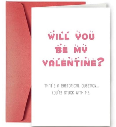 Grappige Valentijnsdag kaart - Hilarisch cadeau voor hem en haar