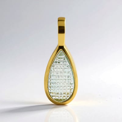 Cavill - Zilveren Hanger - 925 Sterling Zilver Verguld - Hemelblauwe Topaas 3 94 ct Fancy Peervormig - Elegante Druppelvorm - Sieraad voor Dames