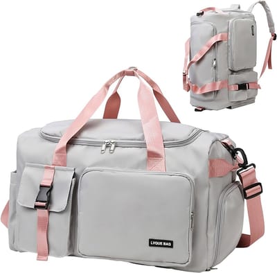 2-in-1 Sporttas en Rugzak 42 Liter - Ideaal voor Training, Zwemmen en Overnachtingen