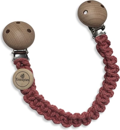 Knoopies Knuffelkoord - Antiek Roze - Katoenkoord - Handgemaakt in ons Macramé Atelier - Prijs per Stuk - Inclusief Verzendkosten