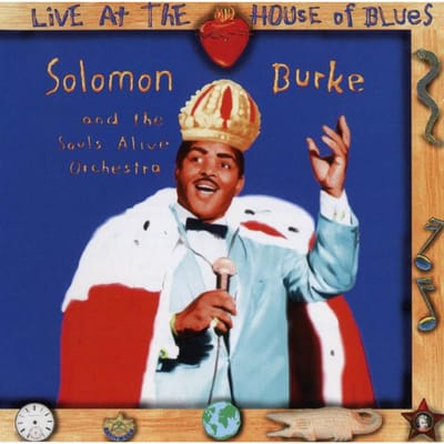 CD SOLOMON BURKE - Live at the House of Blues DK34342 Shout! Fabriek 2005 Niet-Japan Soul/Funk Gebruikt white