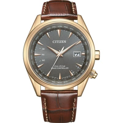 Citizen CB0273-11H Horloge - Leer - Bruin - Ø 42 mm