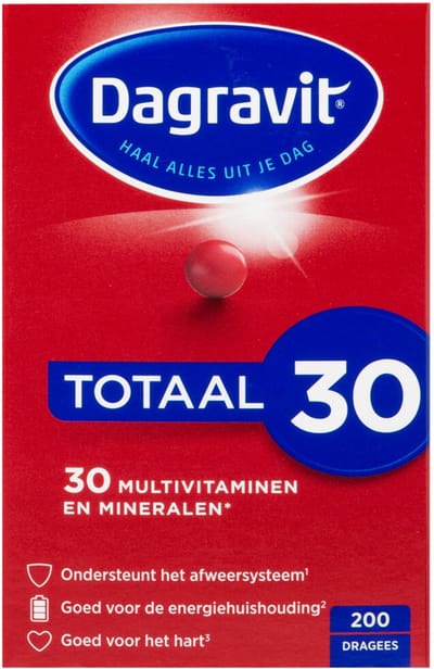 Dagravit Totaal 30 - 2 x 200 stuks - Voordeelverpakking