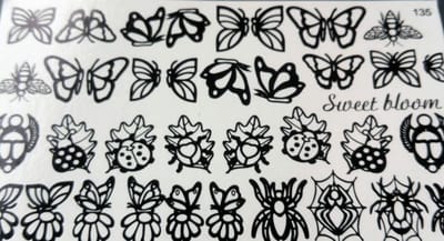 Korneliya Folie Decal 135 Zwart