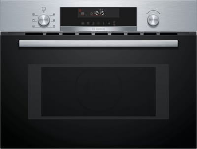 Bosch CMA585GS1 - Serie 6 - Inbouwmagnetron met heteluchtfunctie - 60x45 cm - 44 l - RVS - Eenvoudig te reinigen met hydrolyse