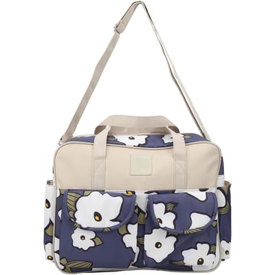 Sac à couches portable multifonctionnel imperméable élégant sac à bandoulière organisateur pour maman white