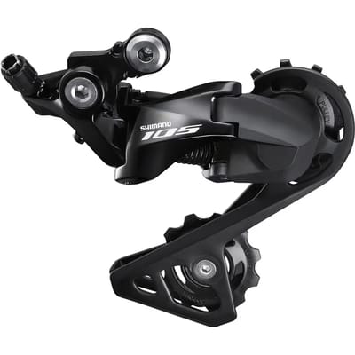 Achterderailleur 11-speed Shimano 105 RD-7000 met korte kooi - directe montage - zwart