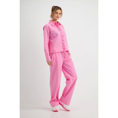 Josephine & Co Dominique Pants Bubblegum Size: 34 | Wide-Leg & Flared Pants Outlet | Dames | Roze