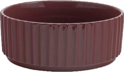 XLBoom Ikon Schaal Large Maroon - Keramische design kom - Verkrijgbaar in Maroon | Black - Duurzaam keramiek voor stijlvol wonen