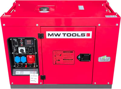 Diesel generator 6kW 1x230V + 7,5kW 3x400V MW Tools DG75E