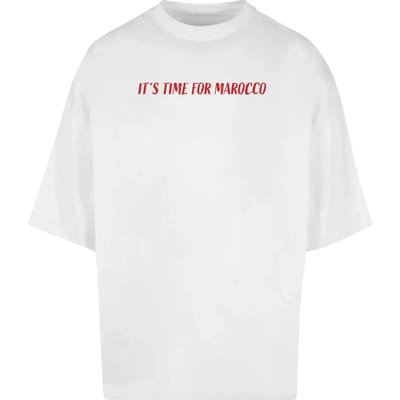 T-shirt Merchcode It´s Time For Marocco Huge