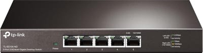 5×2.5 Gigabit Poorten Ethernet LAN Switch - Plug and Play, Metalen Behuizing, QoS, IGMP Snooping voor 2.5G NAS, Server, Gaming en WiFi 6