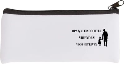 Akyol - opa en kleindochter vrienden voor het leven Etui - Vriend - opa/kleindochter - opa cadeautjes - cadeau - kado - geschenk - kleindochter verjaardag - kleindochter artikelen - 20 bij 9 cm