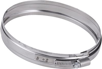 Klemband RVS 316L Ø125mm.