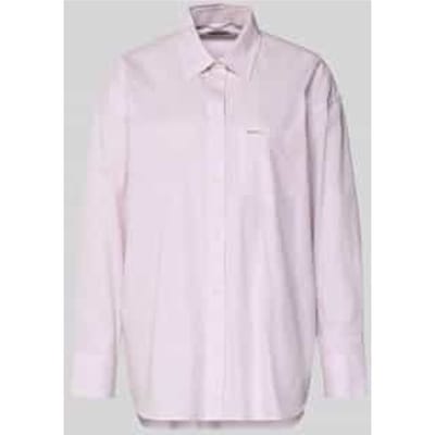 Oversized blouse met lange mouwen en zak voor dames Guess