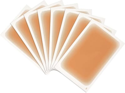 Sander Shop 8st Tattoo-Coverstickers, 13x8,5cm Waterdichte Zweetbestendige Onzichtbare Ultradunne Tattoo-Coverstickers voor het Bedekken van Littekens en Moedervlekken(beige)