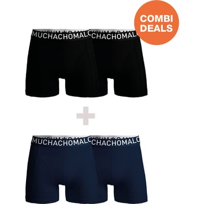 Muchachomalo Boxershort Heren – 4 Pack – Microfiber – Sport Ondergoed – Kleding – Heren Ondergoed – Sneldrogend – Onderbroeken Heren