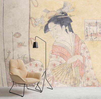 Fotobehang osaka2 DD122928 Livingwalls Walls by Patel 3 Geel Beige Creme Vlies 270 x 400 cm (4 delen) Fotobehang online webshop