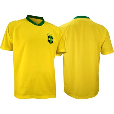 Voetbalshirt Supporter - Senior - Geel/Blauw/Groen - XXL