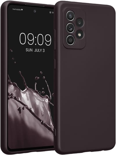 kwmobile metallic telefoonhoesje van TPU - geschikt voor Samsung Galaxy A52 / A52 5G / A52s 5G - Flexible case voor smartphone - In metallic braam