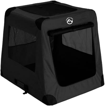 Opvouwbare Hondentransportbox voor in de Auto - Lichtgewicht Suède