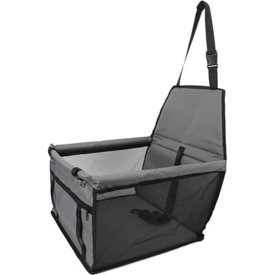 Siège Auto pour Animaux de Compagnie Tissu Oxford Revêtement Imperméable Dos Antidérapant Siège de Sécurité pour Chien avec Ceinture Réglable