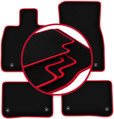 CARLUX-RED automatten voor: Cadilac CT6 0 (2016-)