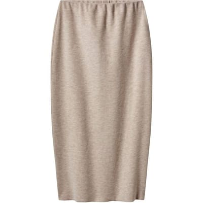 ESMARA Gebreide dames rok (Beige, XS (32/34))