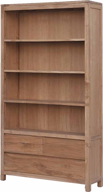 Tower Living Boekenkast Corona - Bruin Hout - 120x40x210cm