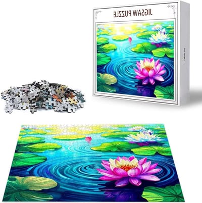 Houten Puzzel - Volwassen Puzzel - Ontspanning en Geheugentraining - Letters op achterkant - 1314 Stukjes - Kleurrijk