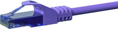 Danicom UTP CAT6a patchkabel - 0,15 meter paars - 100% koper - netwerkkabel - internetkabel - UTP kabel - RJ45 - 10000 mbit/s