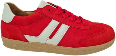 Gabor Suede Dames Sneakers - Rood - 38.5