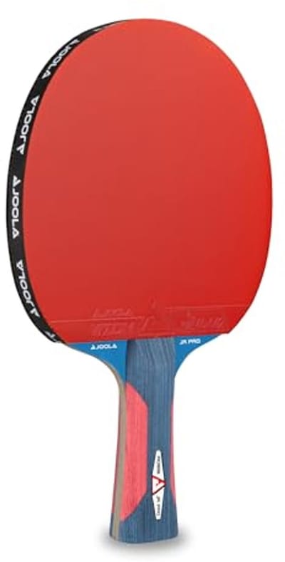 Tafeltennisbatje Junior Pro ITTF Goedkeur Kinderwedstrijd 5 Sterren Blauw/Rood