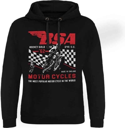 BSA Hoodie/trui -S- Rocket Gold Star Zwart