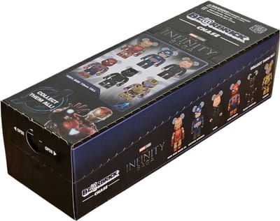 100% Bearbrick Blindbox Chase Series - MARVEL Infinity Saga (Sealed - 12 stuks)