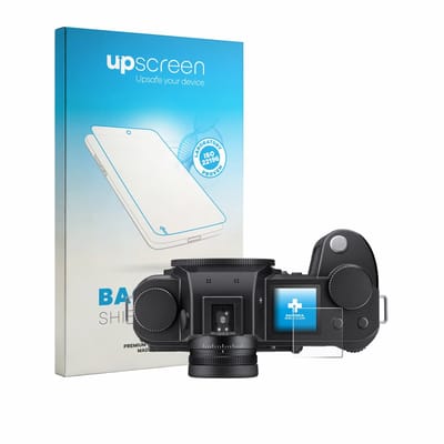 upscreen - Screenprotector voor Leica SL3-P (Schouderdisplay) - Folie Beschermfolie transparant antibacterieel