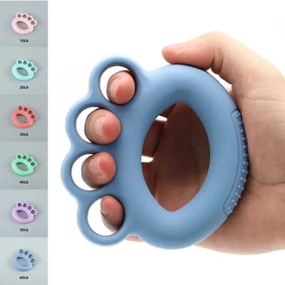 Siliconen Verstelbare Handgreep Vingerherstel Trainer - Carpaal Tunnel Oefening, Spierversterker voor Fitness, Handgreep Expander voor Grip, Revalidatie & Vingertraining