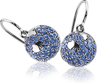 Zinzi zio619 - zilveren oorsieraden Save the World