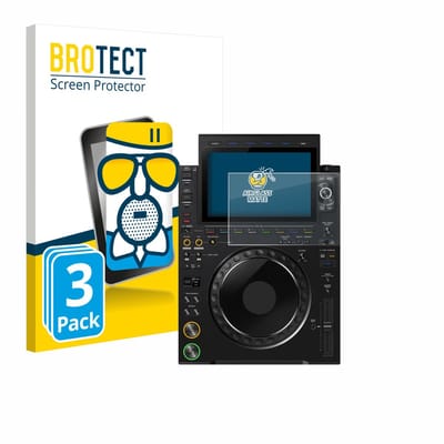 BROTECT - Screenprotector voor Pioneer CDJ 3000X - Folie Beschermfolie Beschermglas matte 3 Stuks