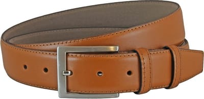 Houtkamp Leren Pantalon Riem voor Dames en Heren - Kostuum Riem - 3,5 cm breed - Broekriem - Glad Leer - Cognac - Riemmaat 95
