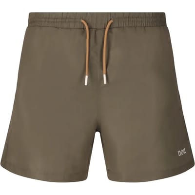 Badshort met logo Nou Veritas