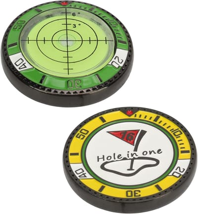 Solidchoice - Golf Green Reader met Bubble Level en Marker