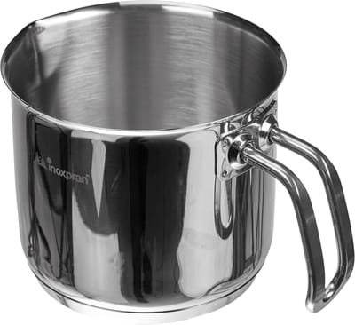 Mini Waterkoker - Metal Kookpan - Water Verwarmen - Roestvrij Staal - 18x13x11 cm - Metaal